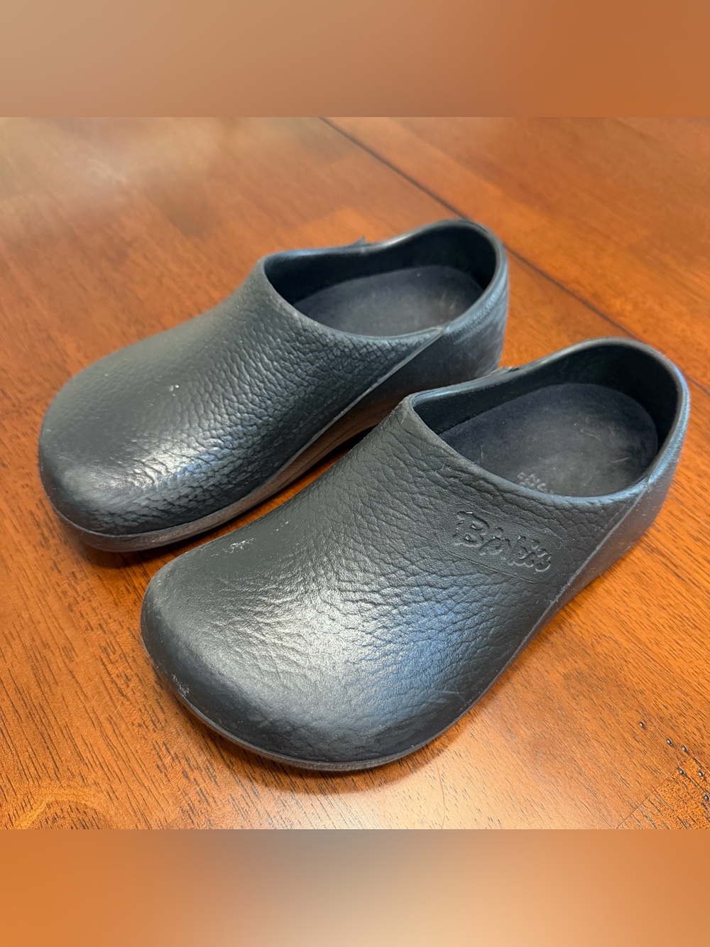 Birkenstock Birki Black Polyurethane Women’s Slip Resistant Clogs Size 36/5 US
